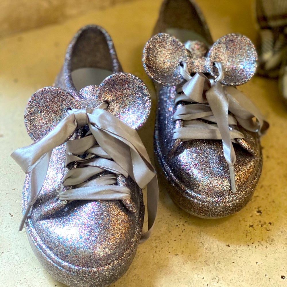 MiniMelissa MickeyMouse Girl shoe Size 13 LIKE NEW